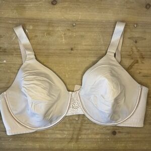 Vanity Fair Bra 38DD Tan Lightly Lined Underwire Adjustable Clasp Back 76080